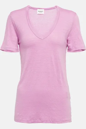 Marant Etoile Camiseta Kranger en punto fino de lino