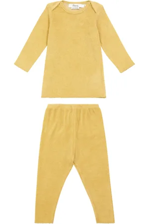 BONPOINT Bebé – set de top y pantalones en mezcla de algodón
