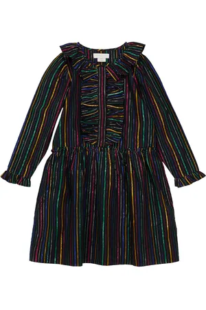 Stella McCartney Vestido en mezcla de algodón a rayas