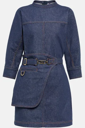 Fendi Vestido corto en denim
