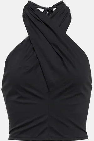 Staud Top Kai de algodón con cuello halter