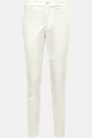 Ralph Lauren Pantalones rectos de tiro medio