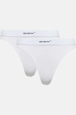 OFF-WHITE Set de 2 tangas de algodón con logo