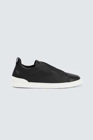 Ermenegildo Zegna Zapatillas Triple Stitch de piel