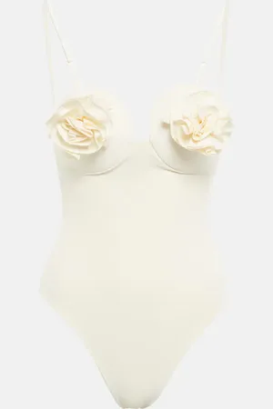 MAGDA BUTRYM Bañador con apliques florales