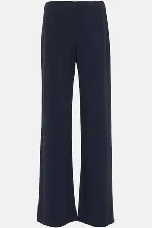 Vince Pantalones de tiro alto de crepé