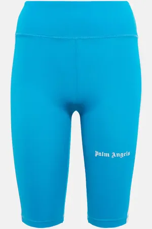 Palm Angels Shorts ciclistas de tiro medio