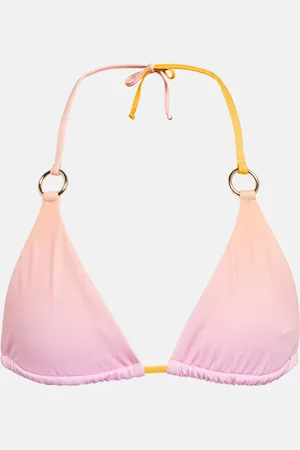 Louisa Ballou Top de bikini estampado