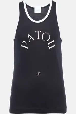 Patou Tank top de algodón con logo