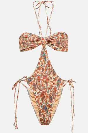 Bananhot Bañador Jade estampado con abertura