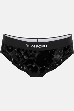 Tom Ford Braga de malla y terciopelo con logo