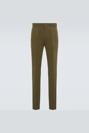 Loro Piana Pantalones rectos City de algodón