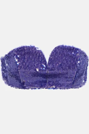 Blazé Milano Blazé Milano Sujetador bandeau Clyde con lentejuelas
