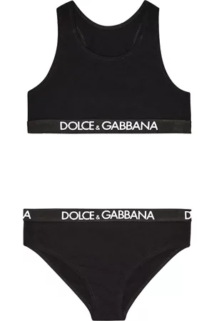 Dolce & Gabbana Niñas Calcetines - Set de ropa interior con logo