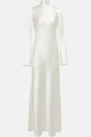 GALVAN Vestido de novia Praiano de seda