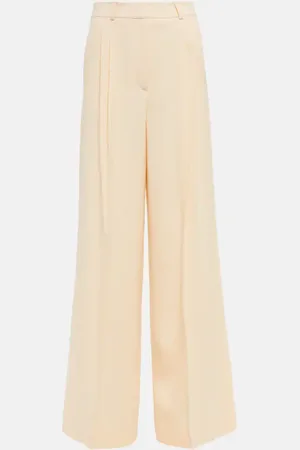 Loro Piana Pantalones anchos Nyack de lino y lana