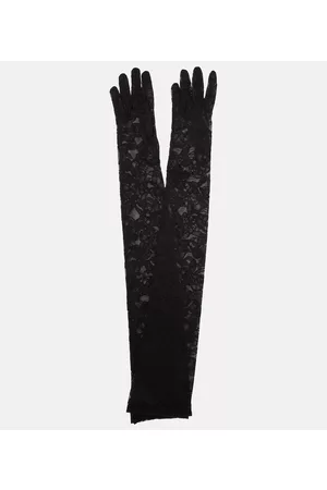 VERSACE Guantes largos de encaje