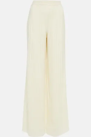 Loro Piana Pantalones anchos Gaiole de cachemir y seda