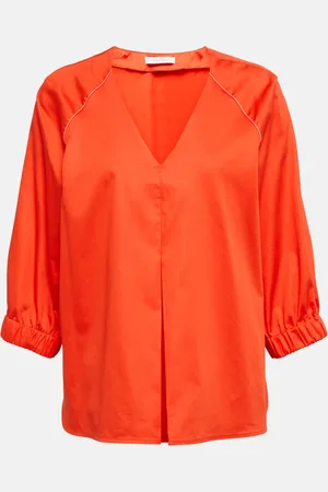 Max Mara Blusa Pordoi de algodón
