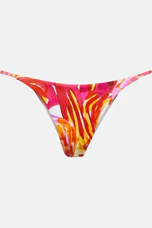 Louisa Ballou Braga de bikini Mini Ring estampada
