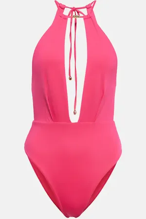 Max Mara Bañador Claris de cuello halter