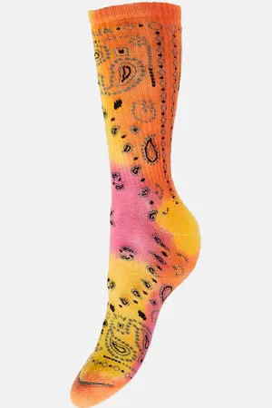 Alanui Calcetines Bandana en mezcla de algodón