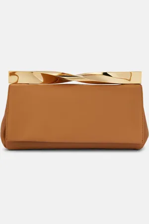 Aquazzura Clutch Twist de piel