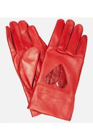 Acne Studios Guantes de piel