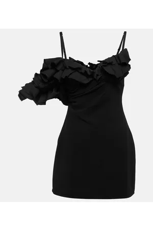 Jacquemus Mujer Volante - Vestido corto La Robe Duna con volantes