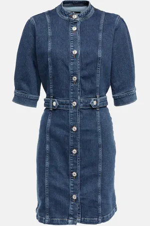 7 for all Mankind Vestido corto Marina en denim