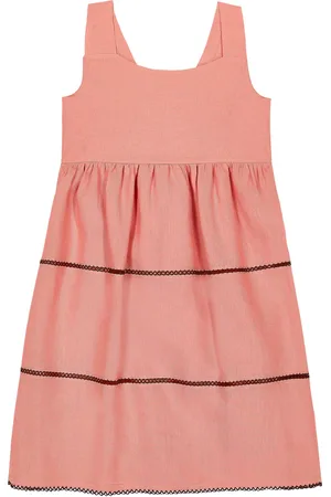 Loro Piana Vestido de lino a capas