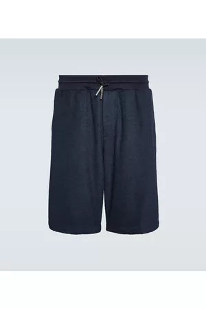 Z Zegna Hombre Deportivos - Shorts deportivos de algodón