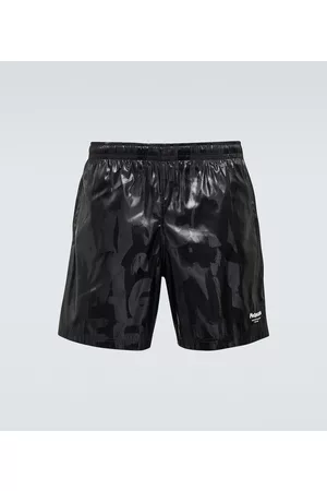 Alexander McQueen Hombre Shorts de baño - Bañador con logo