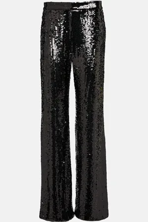 NILI LOTAN Pantalones Yseult con lentejuelas