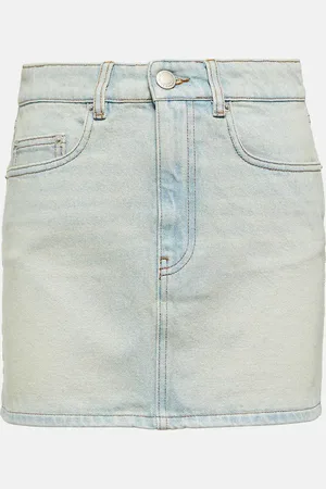 Ami Minifalda en denim de tiro alto