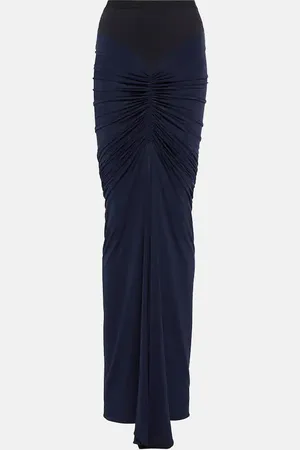 Alaïa Alaïa Falda larga de jersey drapeada