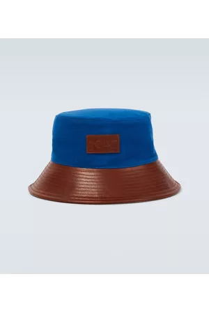 BODE Hombre Sombreros - Sombrero de pescador en algodón y piel