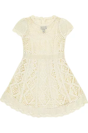 Ralph Lauren Niñas Vestidos - Vestido en pointelle de algodón
