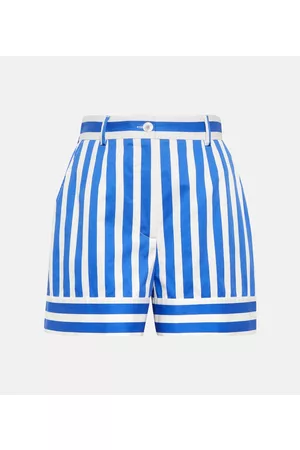 Dolce & Gabbana Mujer Pantalones Cortos y Bermudas - Portofino shorts en mezcla de algodón