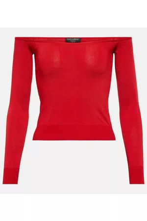 Dolce & Gabbana Mujer Jerséis - Portofino jersey con hombros descubiertos