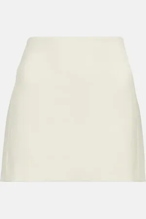WARDROBE.NYC Minifalda de lana virgen