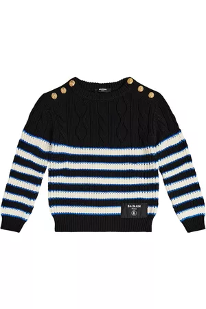 Balmain Niños Jerséis - Jersey de lana a rayas