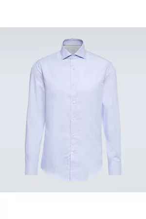 Brunello Cucinelli Hombre Camisas - Camisa de algodón