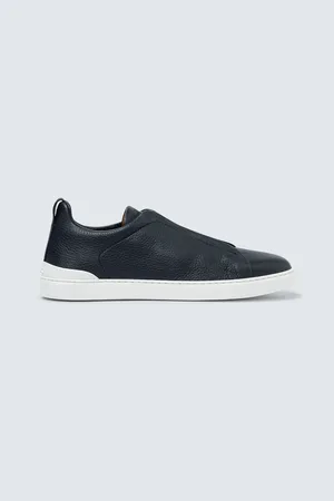 Ermenegildo Zegna Zapatillas Triple Stitch de piel