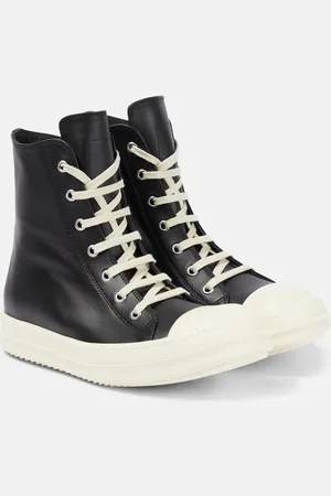 Rick Owens Zapatillas altas de piel