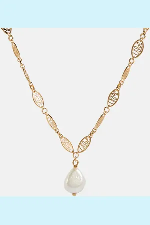 Chloé Chloé Collar Darcey Lace con perlas barrocas