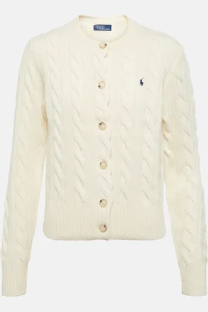 Ralph Lauren Cárdigan acanalado de lana y cachemir