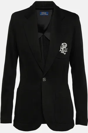 Ralph Lauren Blazer en mezcla de algodón bordado