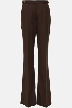 GABRIELA HEARST Pantalones flared Vesta de lana