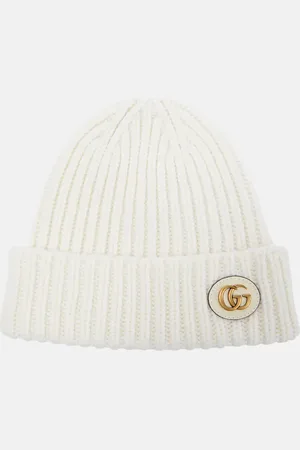 Gucci Gorro de lana y cachemir con piel